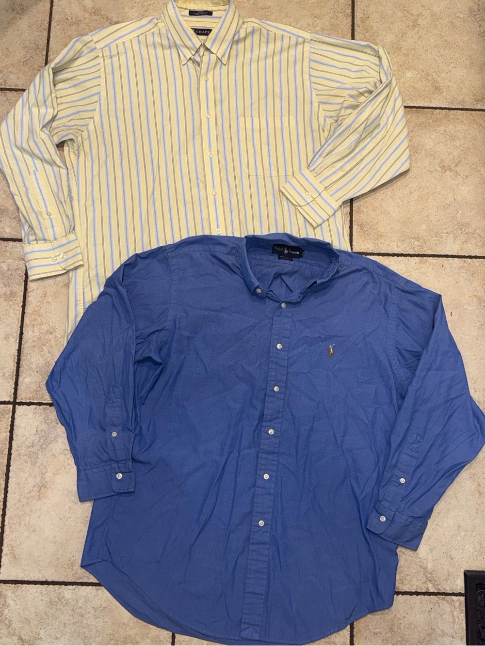 Polo Ralph Lauren Men's Button-Front Long Sleeve Shirt size Large Dress shirts